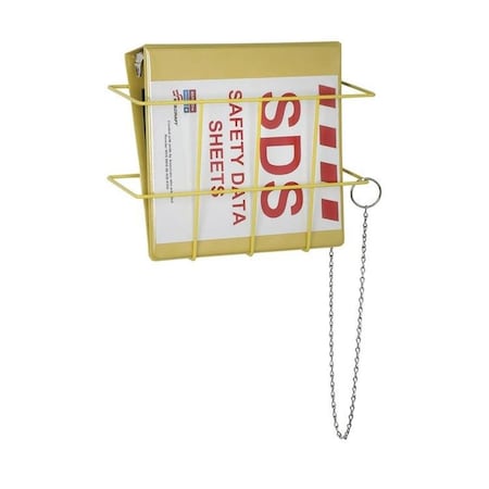 Made-To-Stick 9 x 4.75 x 13.5 in. Documents Binder  Yellow MA3758382